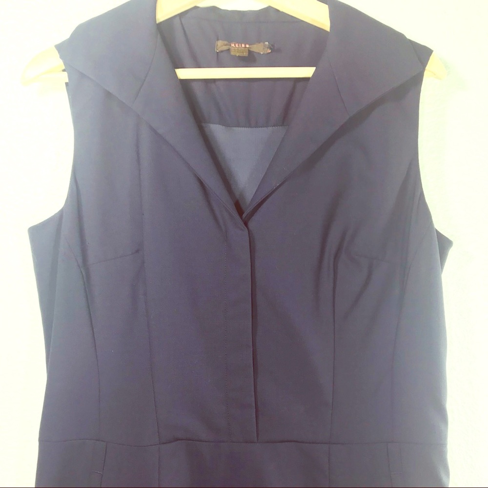 Reiss Navy Blue Dress